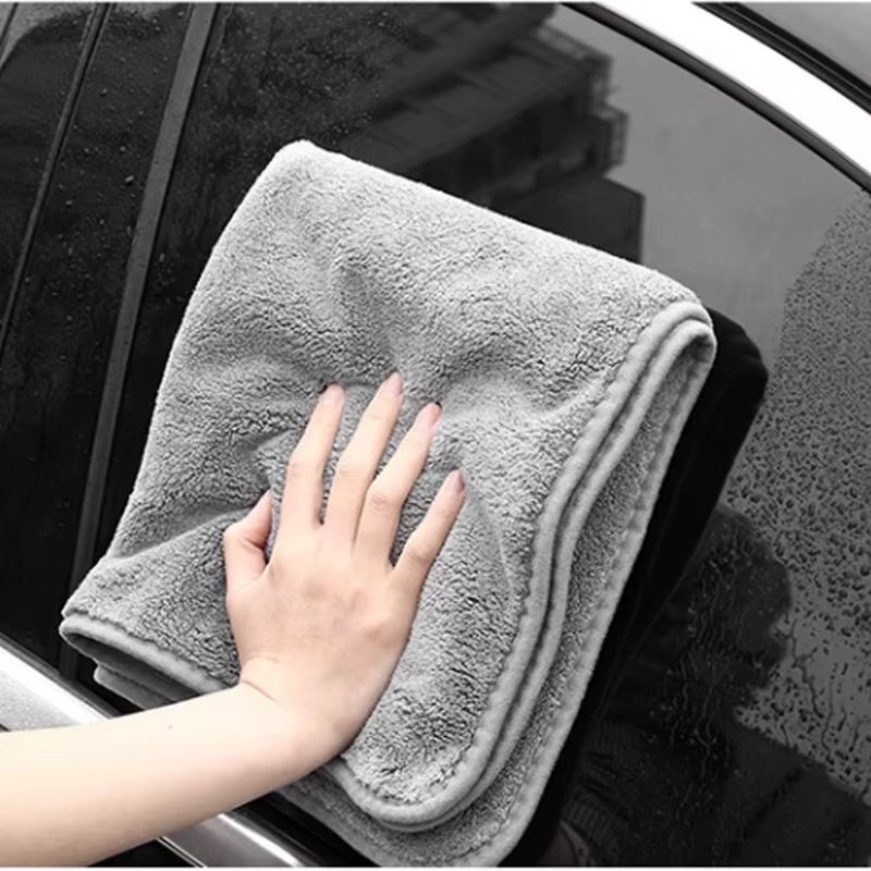 Car Wash Towel High-End Microfiber Auto Wash Towel Car Cleaning Drying Cloth Hemming Car Care Cloth Detailing Car Wash Towel